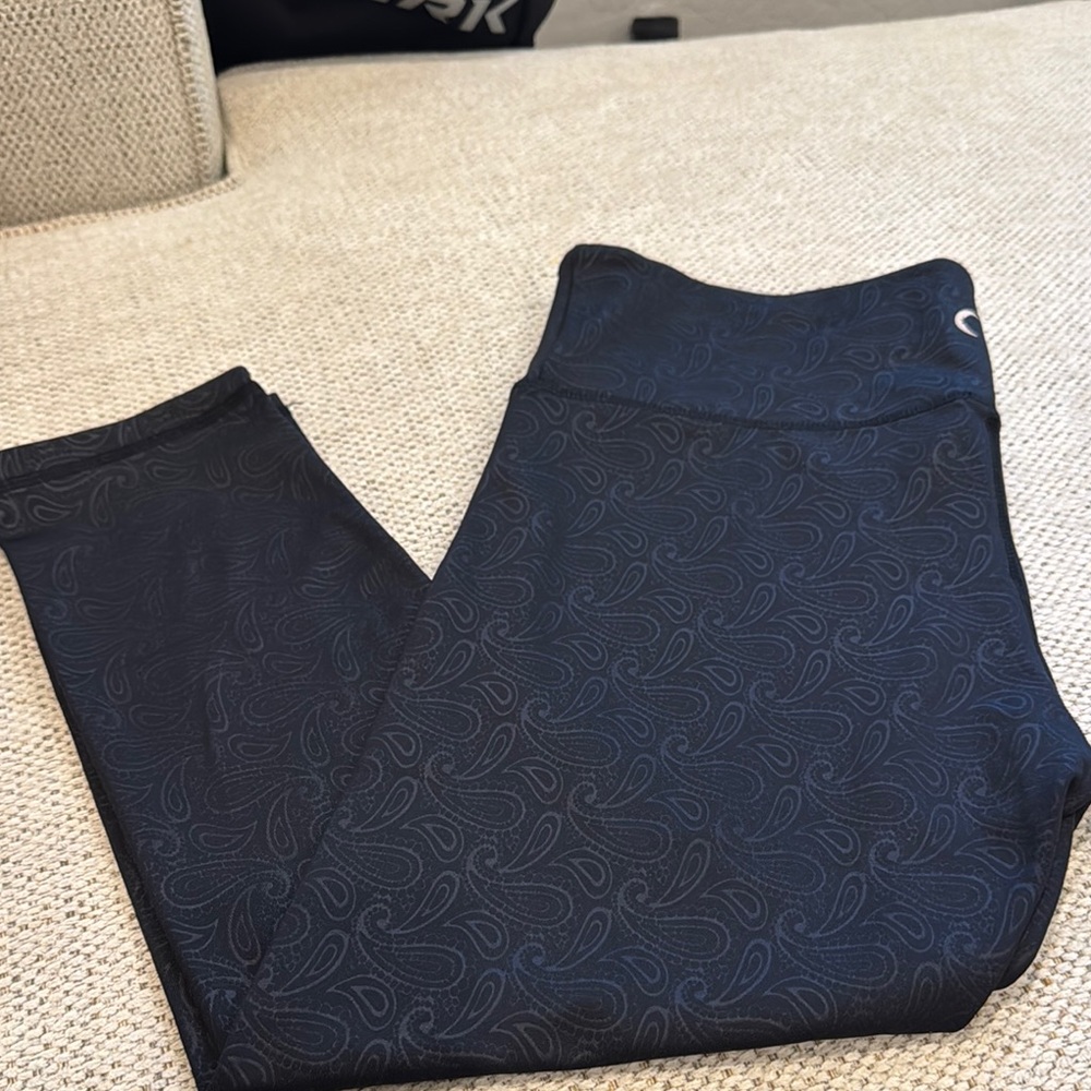 ZYIA Black Paisley Leggings